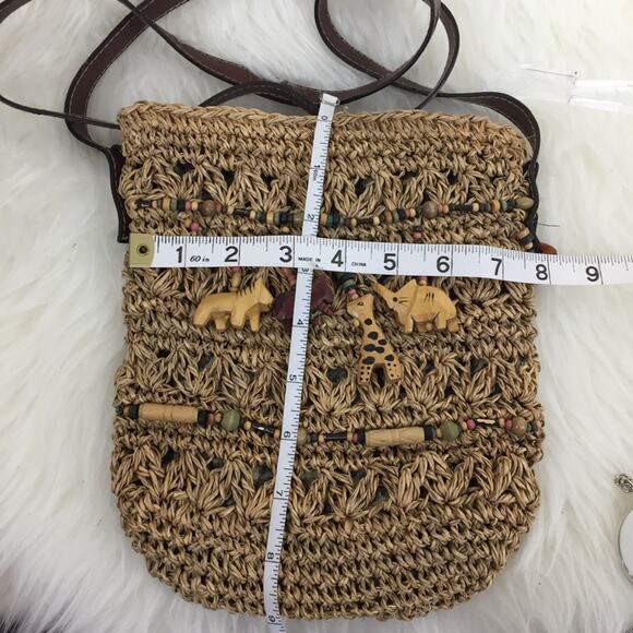 Cappelli | Straw Animal Shoulder Bag - Picture 4 of 7